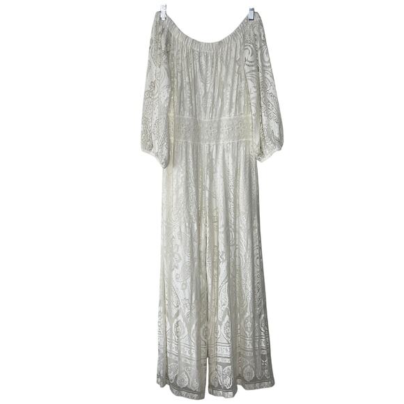 FARM RIO ELLIOT OFF THE SHOULDER JUMPSUIT SIZE XS - Picture 3 of 12